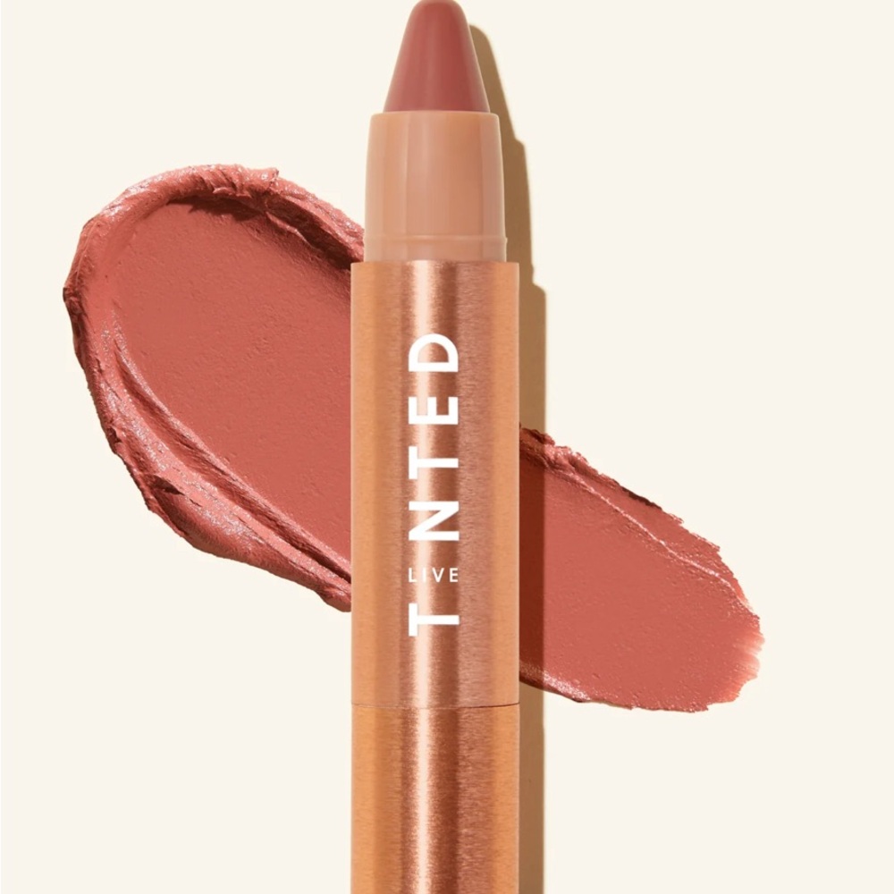 TNTD Live • Lip • eye • cheek • contour 4 in 1 Crayon • Warm Rose • color-True •
